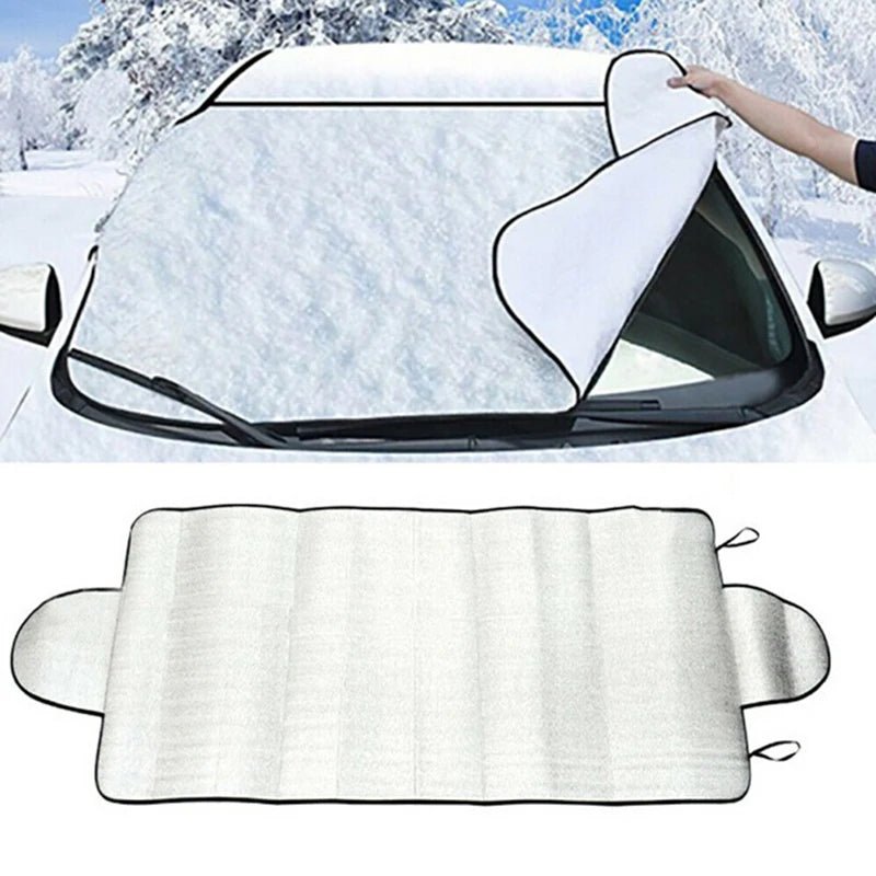 Universele auto voorruit beschermhoes - 150x70cm - Tegen zon sneeuw en ijs - Bivakshop