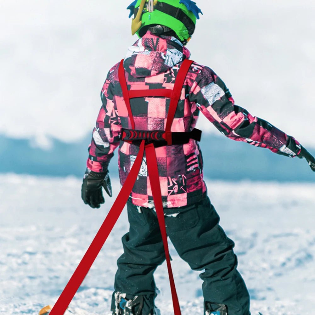 Verstelbare kinder ski - trainingstuig - veiligheidsharnas met trekkoord - Bivakshop