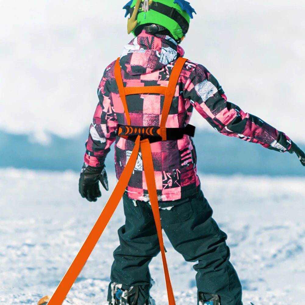 Verstelbare kinder ski - trainingstuig - veiligheidsharnas met trekkoord - Bivakshop