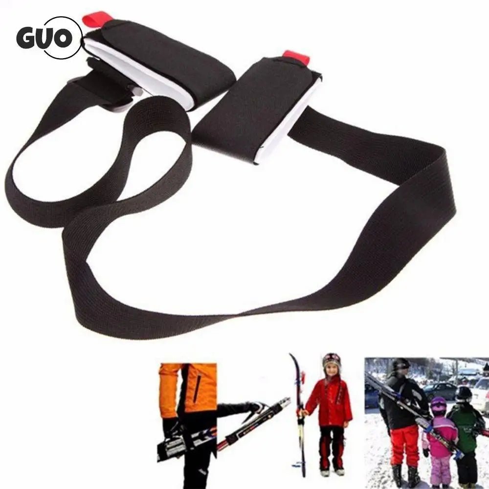 Verstelbare ski stok draagband - Nylon ski - En snowboard handgreep - Bivakshop