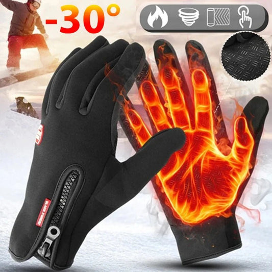 Waterdichte winterhandschoenen - Winddicht en warm - Touchscreen motor - en snowboardhandschoenen - Bivakshop