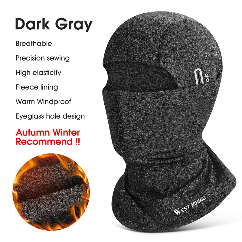 Winter balaclava fiets gezichtsmasker - Warm en veelzijdig voor outdoor sporten - Bivakshop