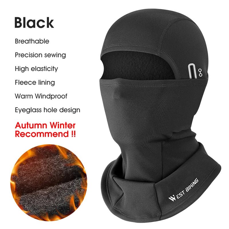 Winter balaclava fiets gezichtsmasker - Warm en veelzijdig voor outdoor sporten - Bivakshop