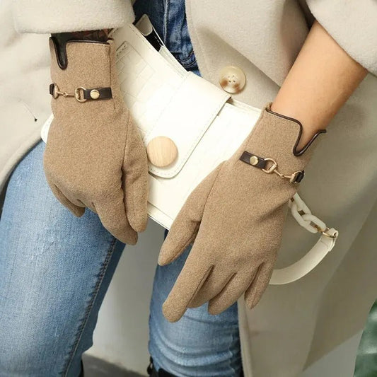 Winter vintage handschoenen - Warm en winddicht met touchscreen functionaliteit - Bivakshop