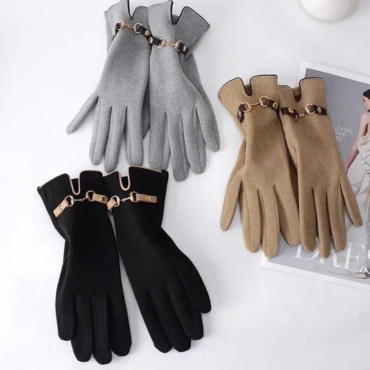 Winter vintage handschoenen - Warm en winddicht met touchscreen functionaliteit - Bivakshop