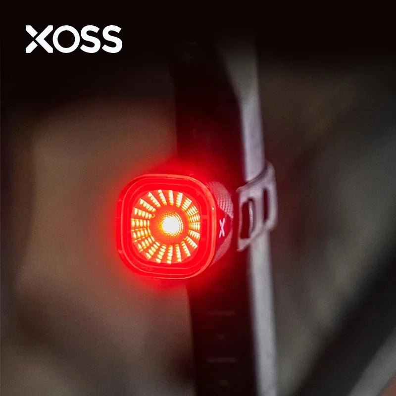 Xoss xr01 - Fiets achterlicht - Slimme autobreek sensor led waterdicht oplaadbaar - Bivakshop