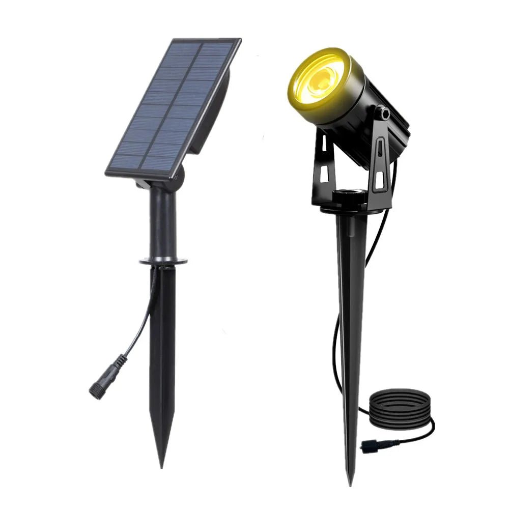 Zonne - energie spotlight IP65 - LED tuinlamp - Waterdicht en roestbestendig voor buitengebruik - Bivakshop