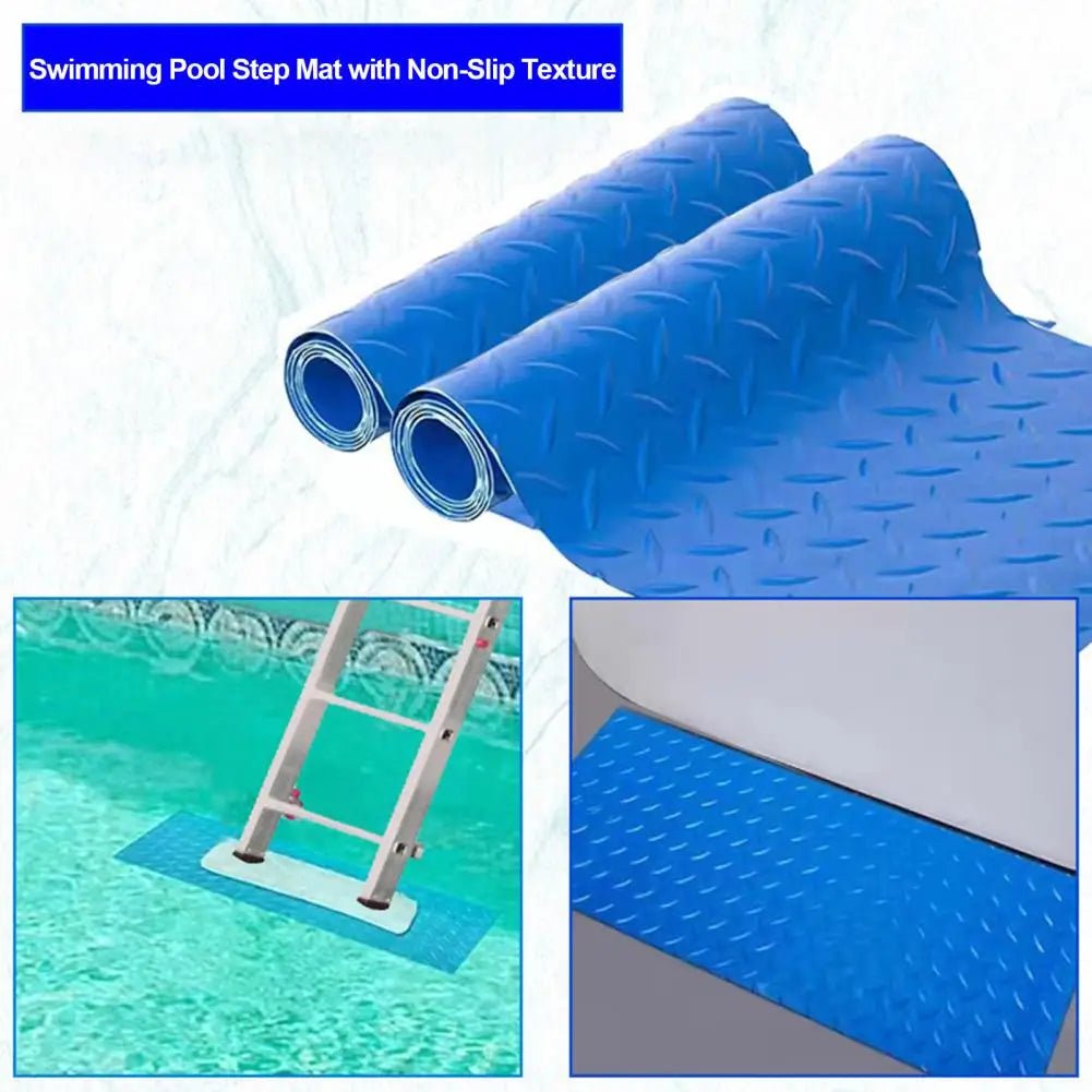 Zwembadtrap mat - Pvc anti slip - Voorkomt krasbeschadiging en biedt extra veiligheid - Bivakshop