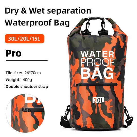 30L 15L Waterdichte droge tassen met scheidingszak - Perfect voor Outdoor Avonturen! - Bivakshop