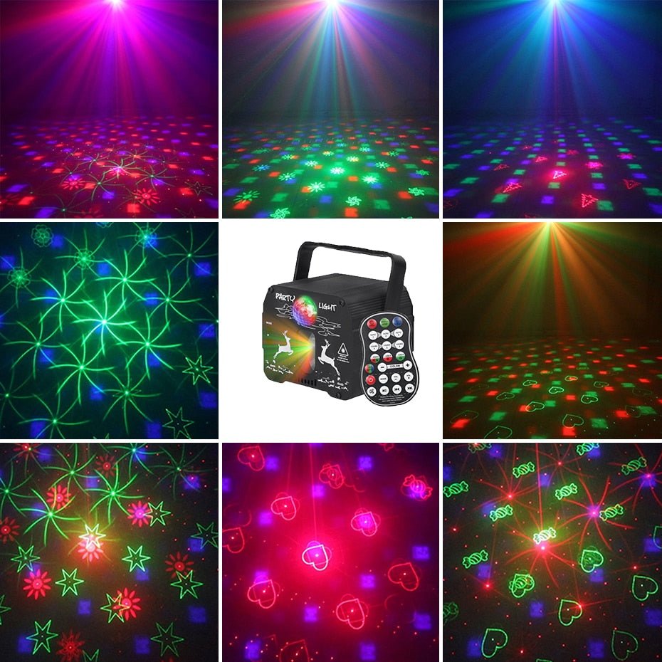 Alien Rgb Mini Dj Disco Laser Licht Projector - Usb Oplaadbaar - Led - Discolamp - Bivakshop