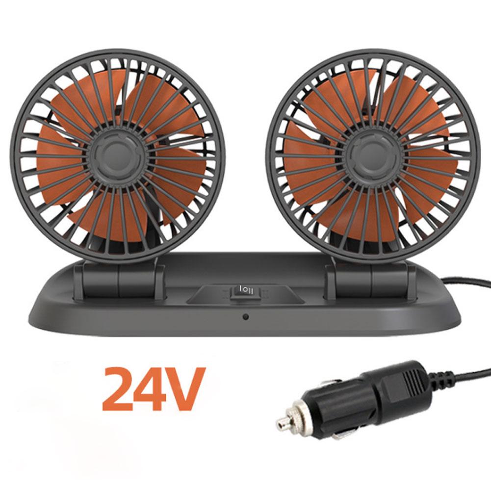 Autoventilator - Dual Head Usb - 2 Snelheden - Verstelbaar - Bivakshop