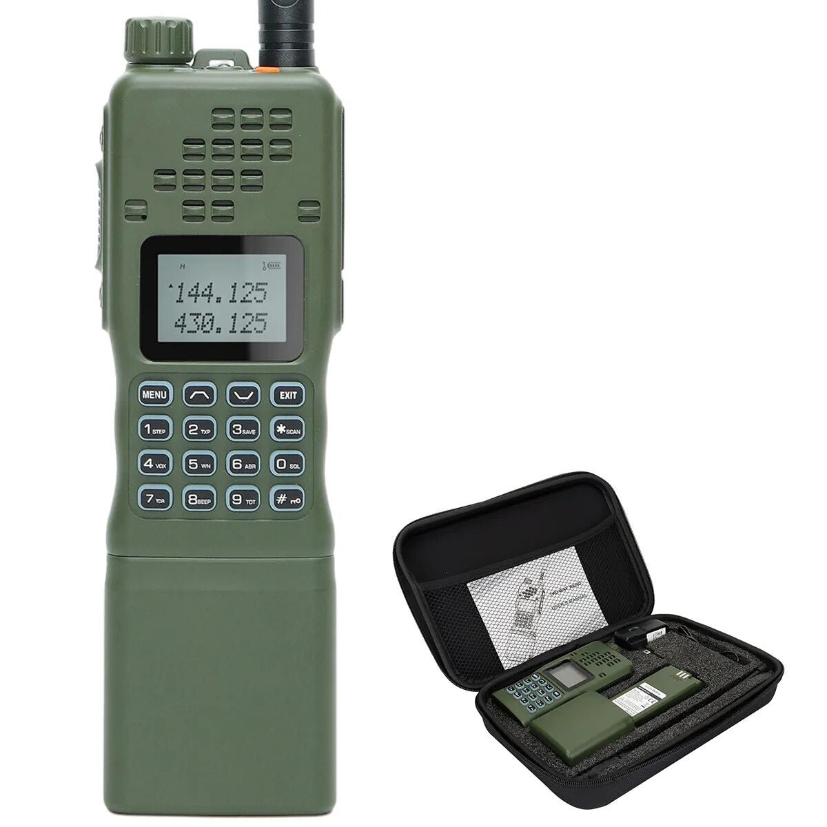 Baofeng AR-152 15W krachtige Dual Band two way radio - 12000mAh Batterij" - Bivakshop