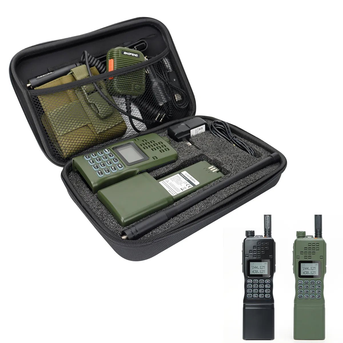 Baofeng AR-152 15W krachtige Dual Band two way radio - 12000mAh Batterij" - Bivakshop