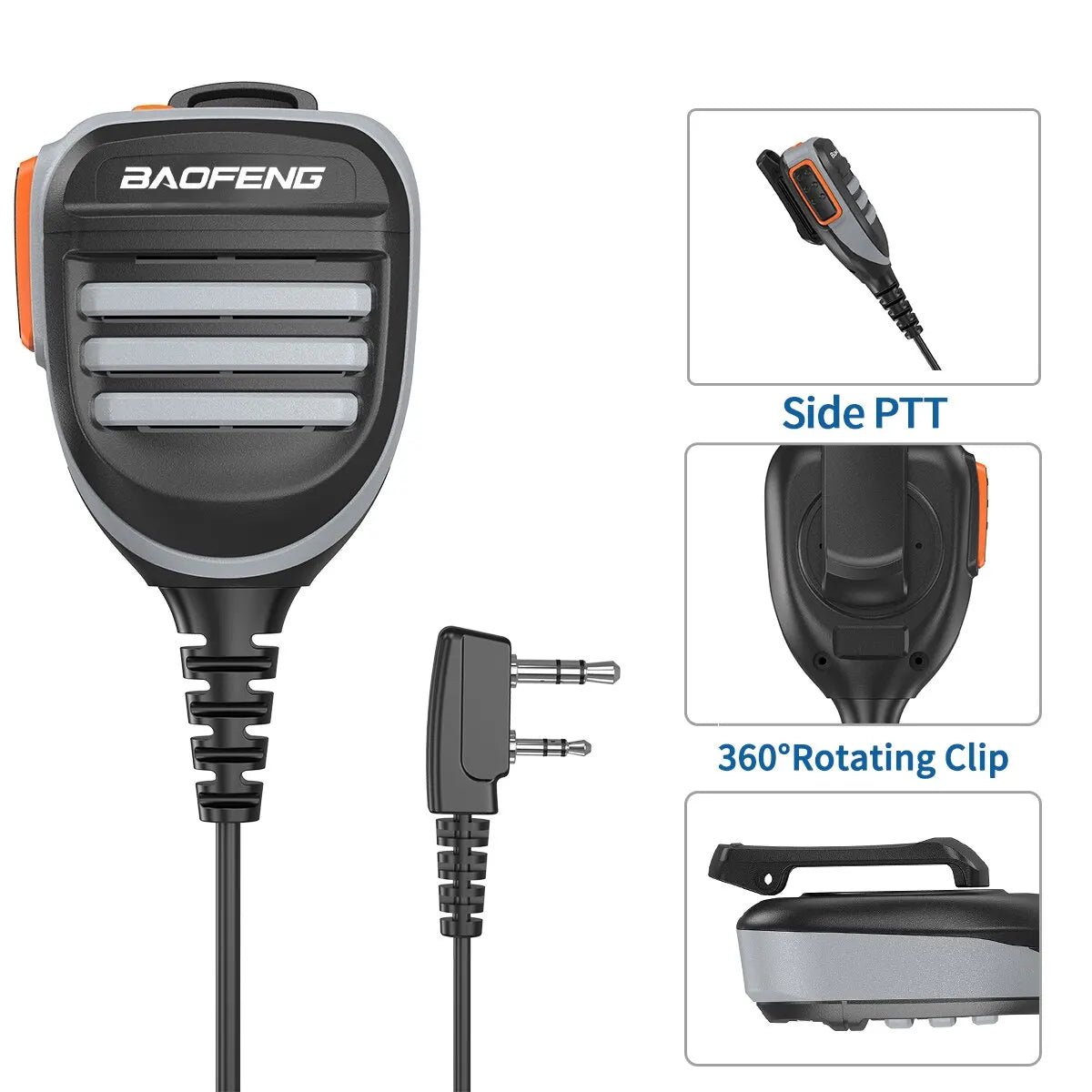 Baofeng UV-5R microfoon luidspreker MIC - Bivakshop