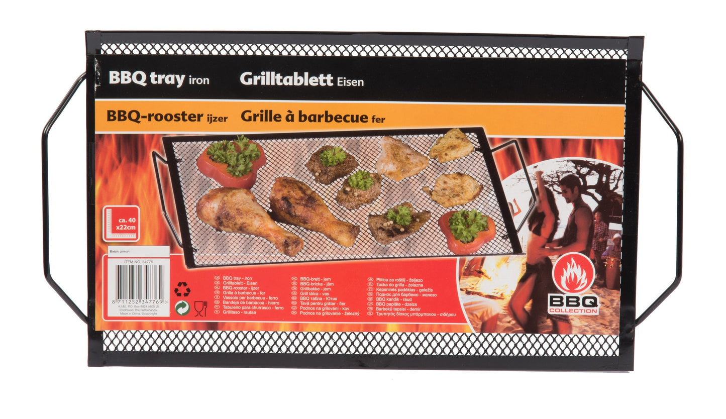 Barbecuerooster en tray - Schoon en gemakkelijk barbecueën - Bivakshop