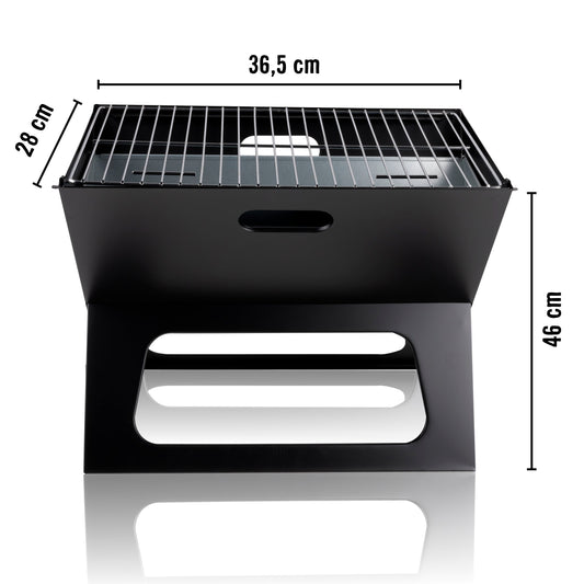 BBQ Collection draagbare houtskool barbecue - Opvouwbaar en draagbaar - Bivakshop