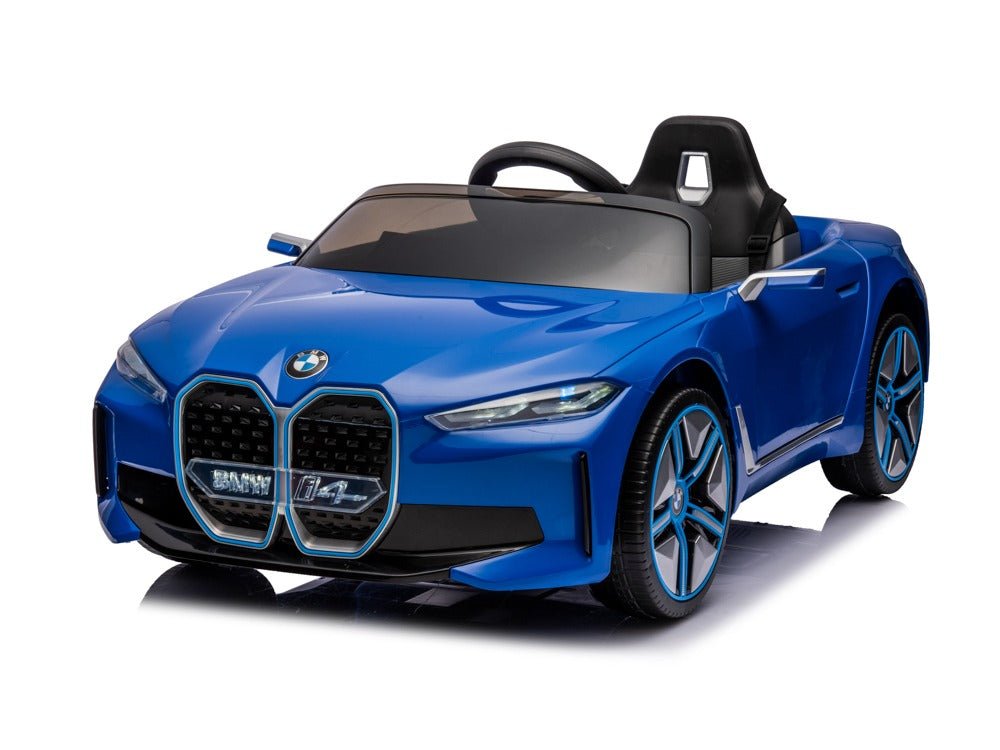 Bmw I4 - Elektrische kinderauto - Blauw - Bivakshop