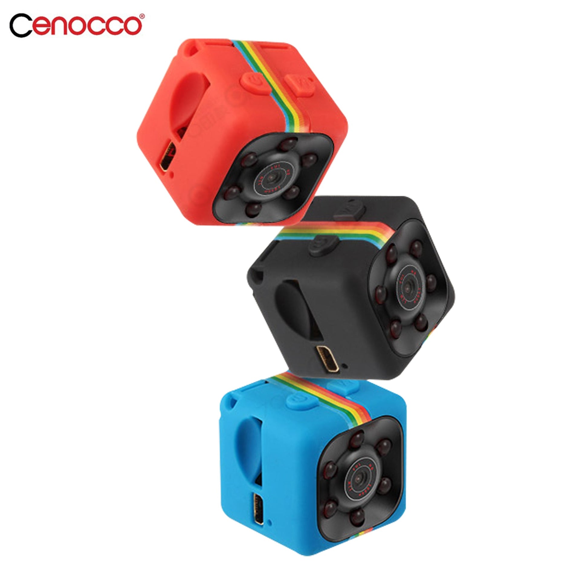 Cenocco Minicamera HD1080P Rood - Bivakshop