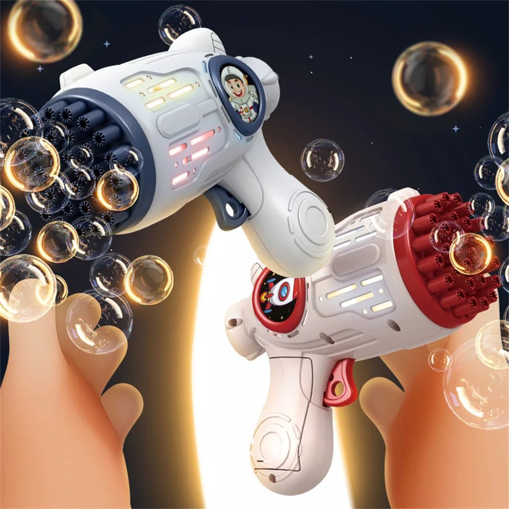 Elektrisch bellenblaaspistool - Feestelijk speelgoed met LED-licht - Bivakshop