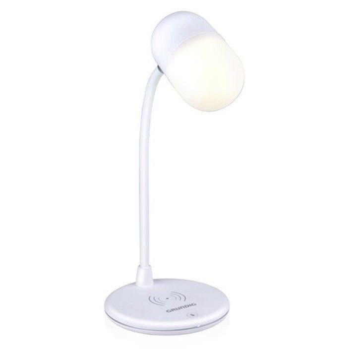 Grundig ED-72546: 3-in-1 LED Desk Lamp, Bluetooth Speaker and Wireless Charger - Bivakshop