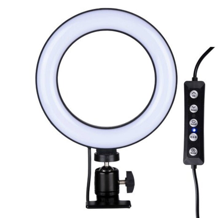 Grundig ED-96177: Clip-On RGB Ring Light Lamp - Bivakshop