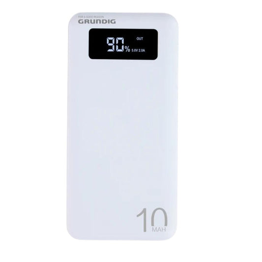 Grundig Powerbank 10000 Mah 2X Usb - Met USB kabel - Bivakshop