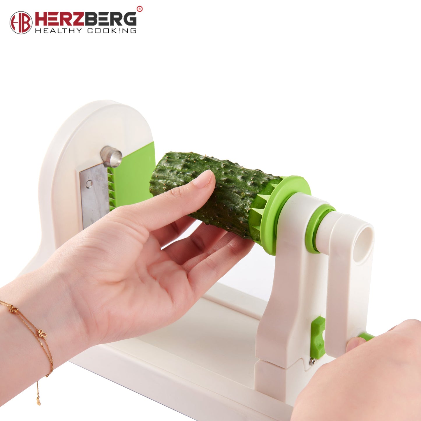 Herzberg HG-8030: Groentenspiralisatorset - Bivakshop