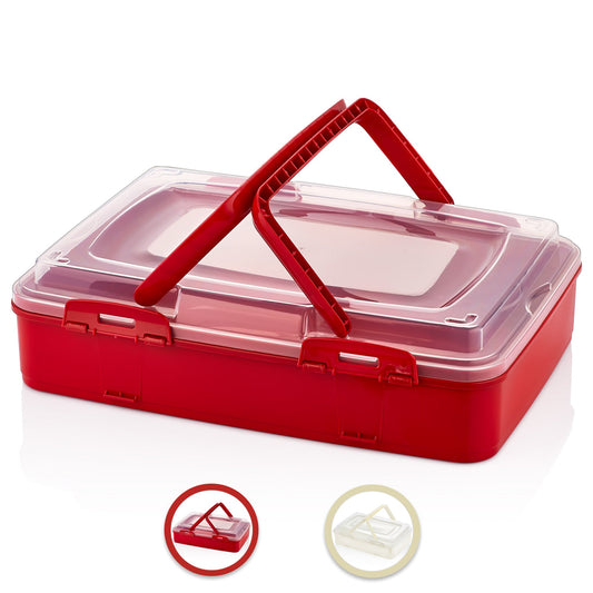 Herzberg Single-Tier Takeaway Gebak Draagdoos Ivoor - Bivakshop