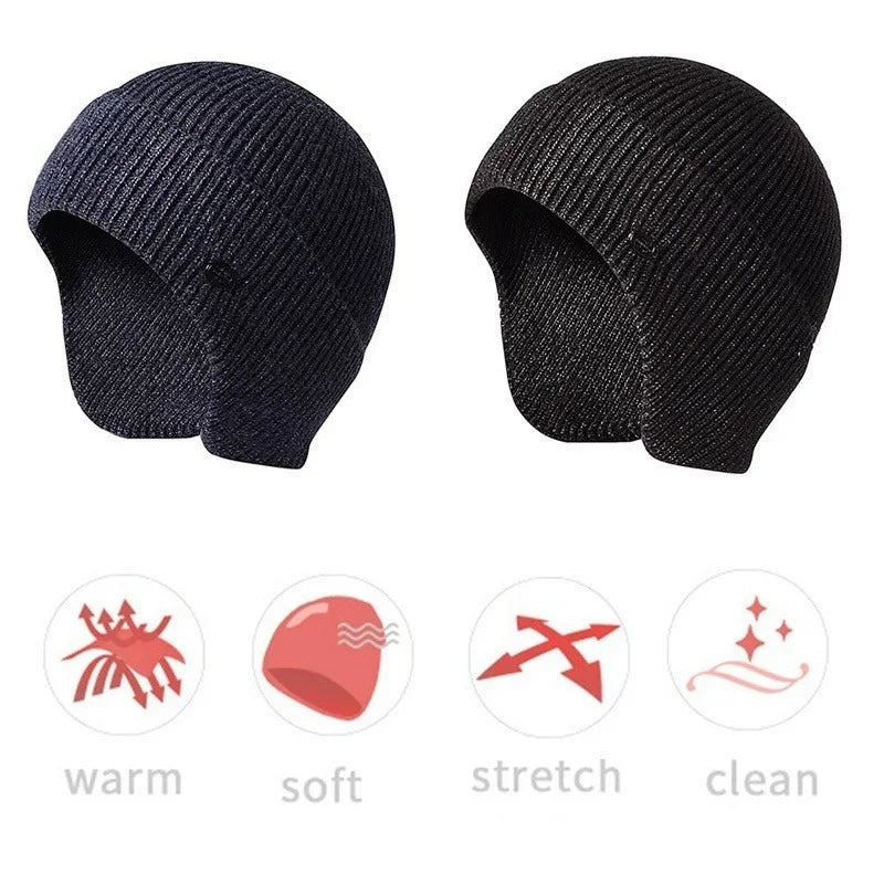 Imitatie konijn fluwelen winter beanie - Warme gebreide muts - Unisex - Bivakshop