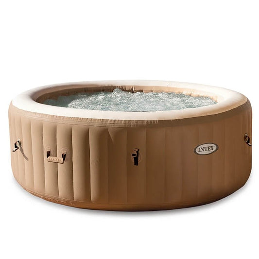 Intex PureSpa bubble massage - Opblaasbare spa voor 4 Personen - Bubbelstand & verwarming tot 40°C - Bivakshop