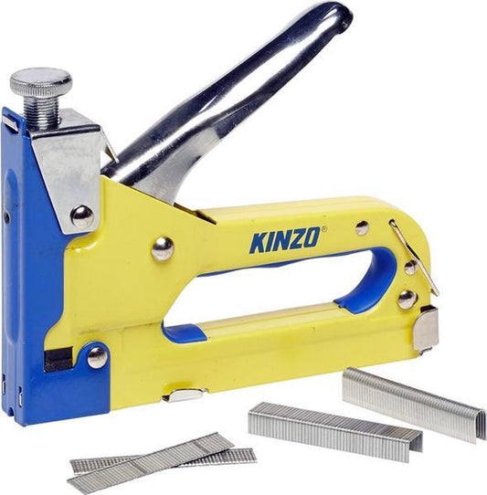 Kinzo extra zware 3-Weg handtacker - Voor nieten, spijkers en krammen - Bivakshop