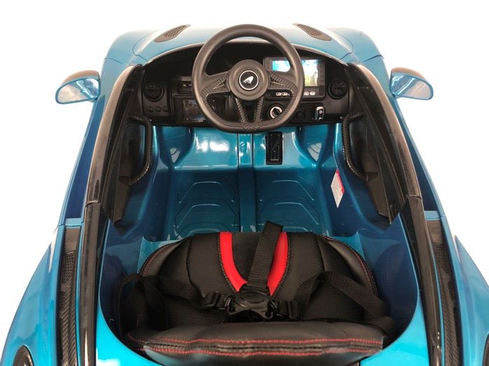 Mclaren 720S - Blauw elektrische kinderauto met afstandsbediening - Bivakshop