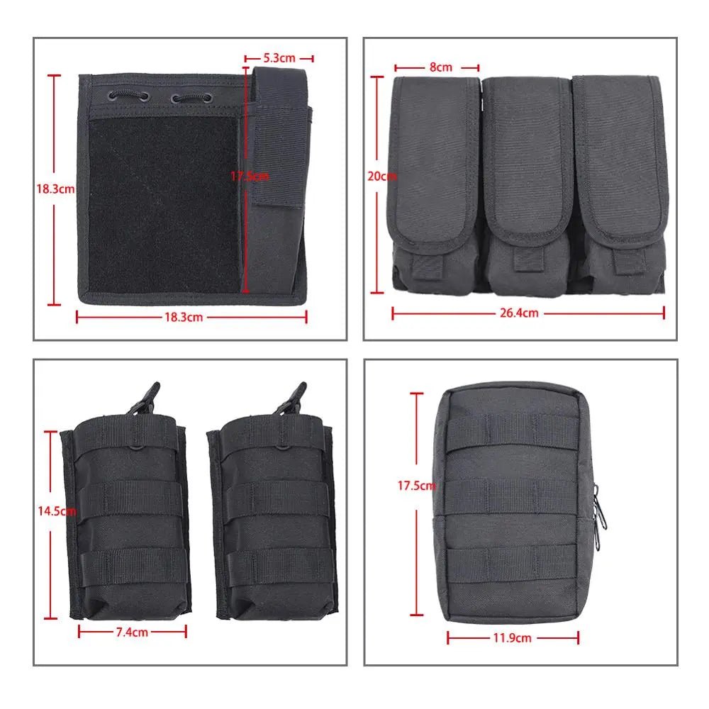 Mgflashforce Molle Airsoft Vest - Het Ultieme Tactische Vest voor elke missie - Bivakshop