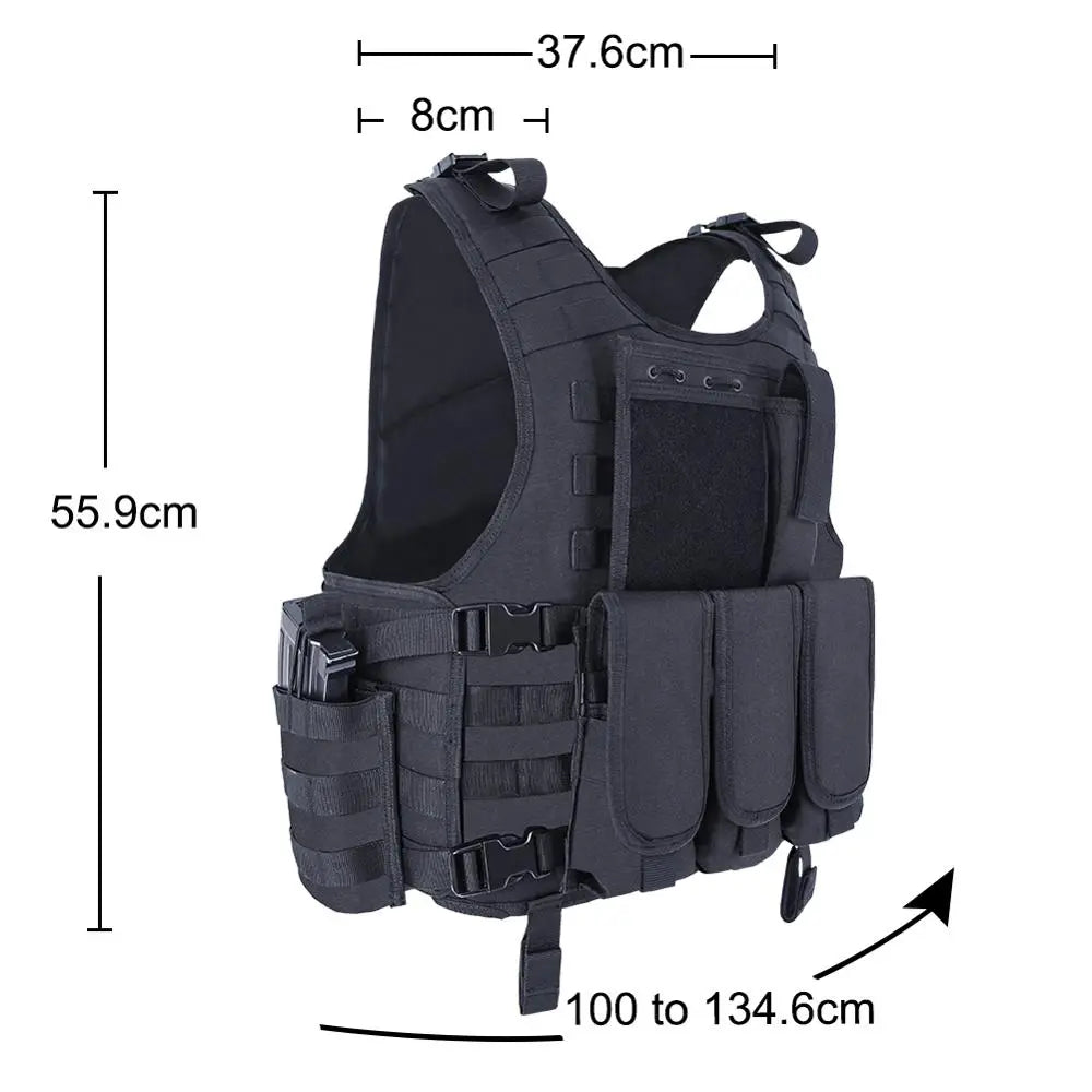 Mgflashforce Molle Airsoft Vest - Het Ultieme Tactische Vest voor elke missie - Bivakshop