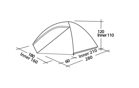 Oase Outdoors Easy Camp Meteor 300 Tent - Bivakshop