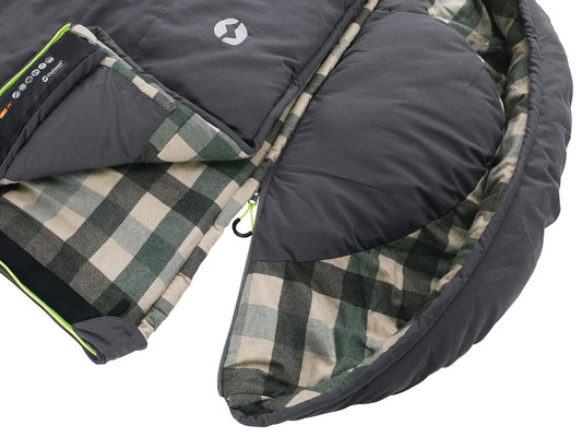 Outwell Camper Slaapzak - Comfortabele isofill isolatie en afneembare hood - Bivakshop