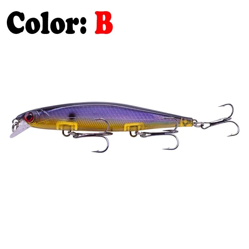 Proleurre viskunstaas 11cm 13.8g - Zinkende minnow wobbler - Bivakshop