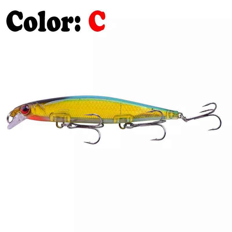 Proleurre viskunstaas 11cm 13.8g - Zinkende minnow wobbler - Bivakshop