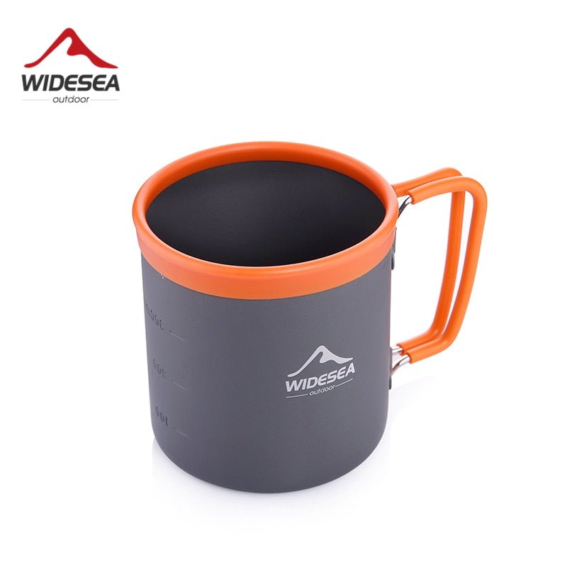 Widesea Camping Aluminum Cup Outdoor Mug Tourism Tableware Picnic Cooking Equipment Tourist Coffee Drink Trekking Hiking - Bivakshop