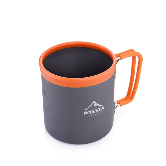 Widesea Camping Aluminum Cup Outdoor Mug Tourism Tableware Picnic Cooking Equipment Tourist Coffee Drink Trekking Hiking - Bivakshop