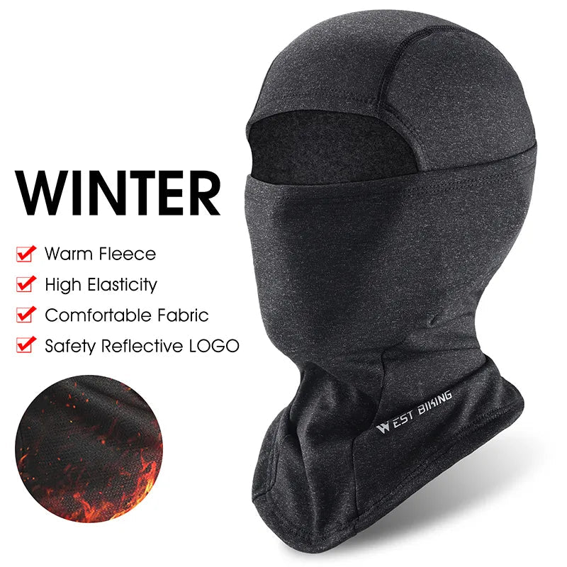 Winter Balaclava Hoed - Ademende fietsen cap - Cashmere stof - Bivakmuts - Bivakshop