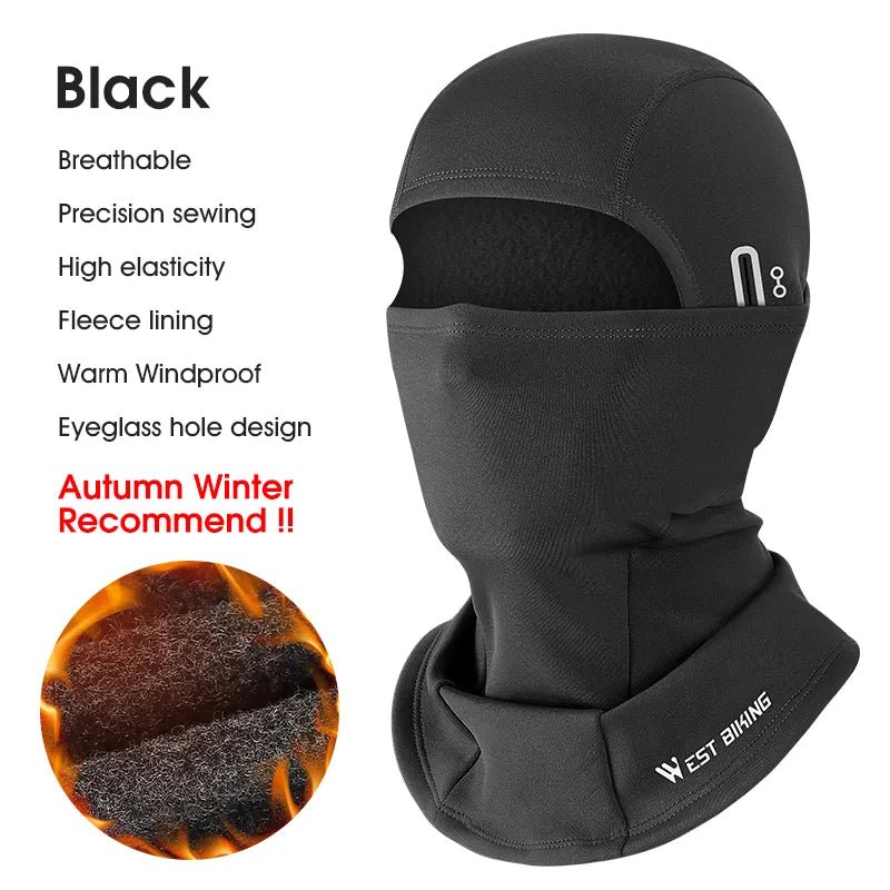 Winter Balaclava Hoed - Ademende fietsen cap - Cashmere stof - Bivakmuts - Bivakshop