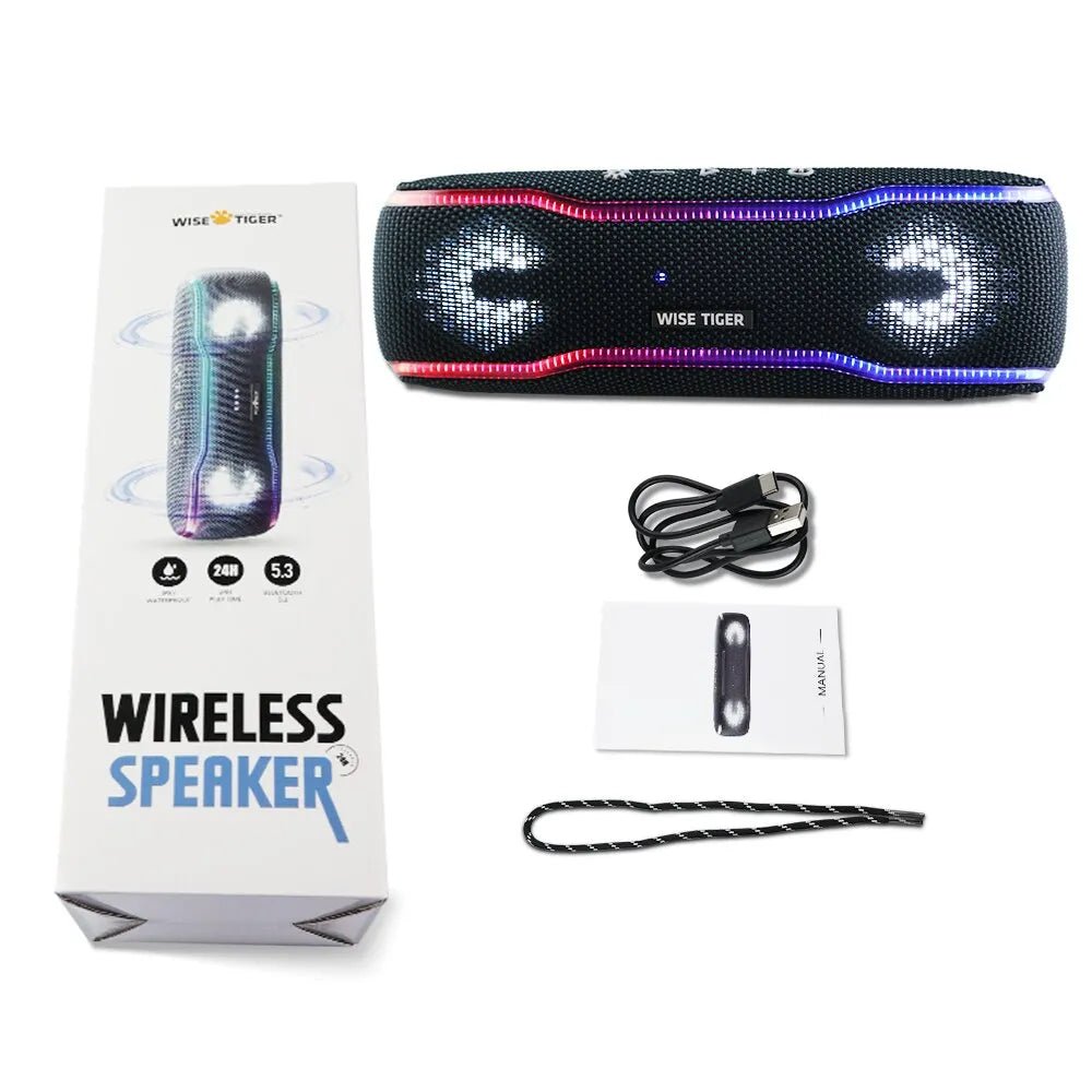 WISETIGER speaker outdoor - draagbare IPX7 waterdichte geluidsbox - Bivakshop